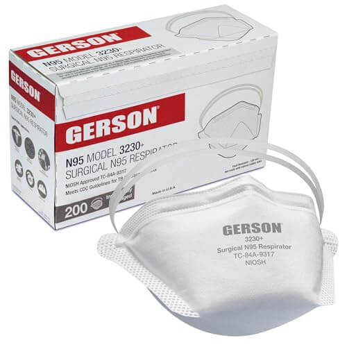 GERSON 3230+ Made in USA NIOSH N95 FDA Surgical