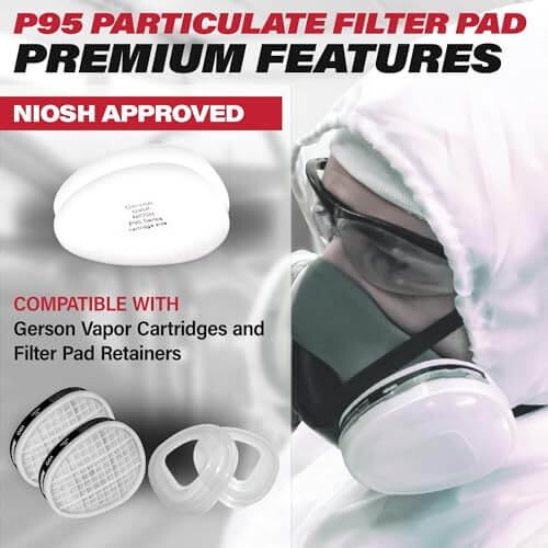 Gerson G95P P95 Particulate Replacement Filter Pad