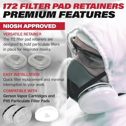 Gerson 172 Filter Pad Retainer for G95 Filter Pads (10 pack)